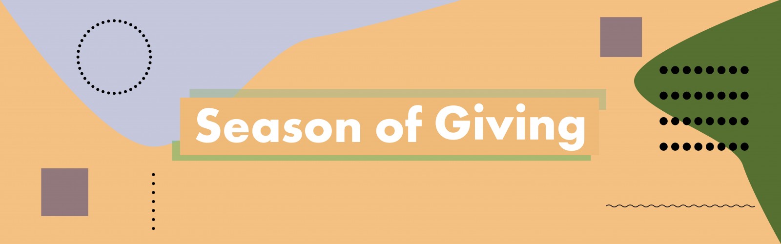 Season of Giving Sale Desktop Banner